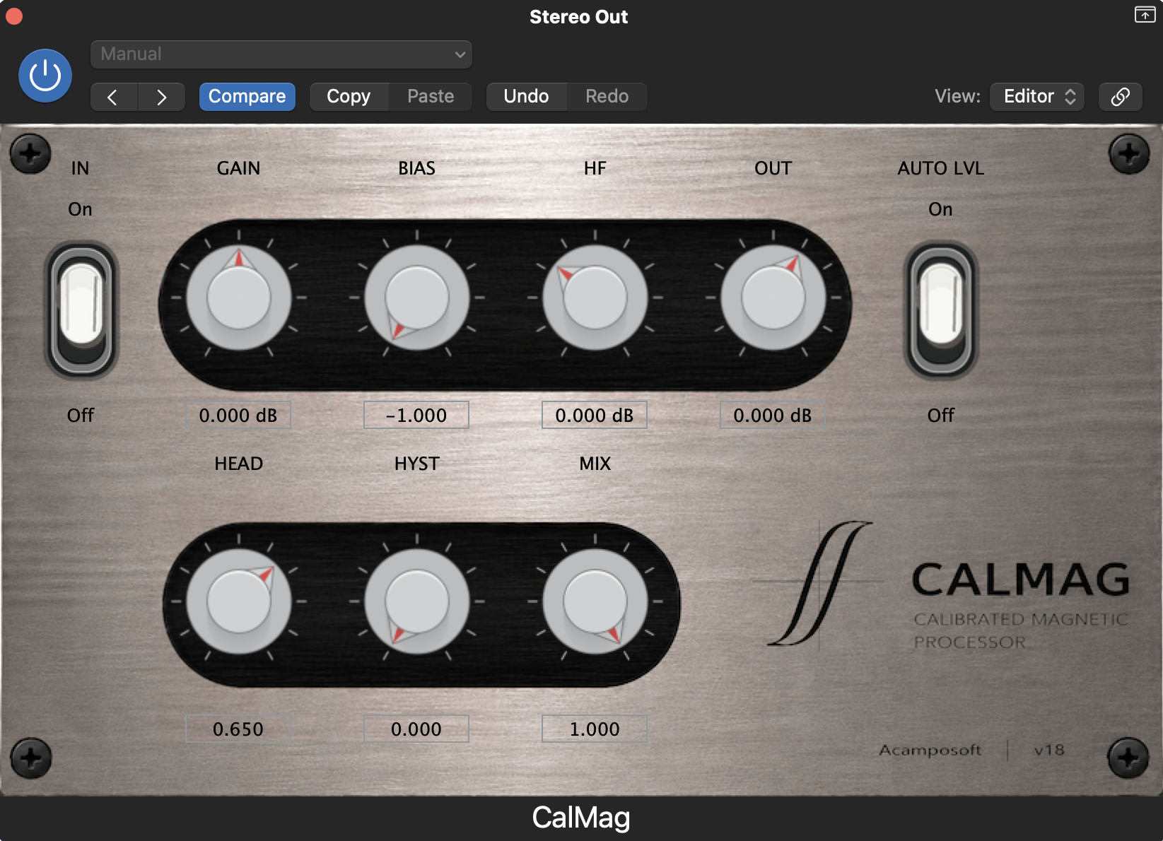 CALMAG plugin interface