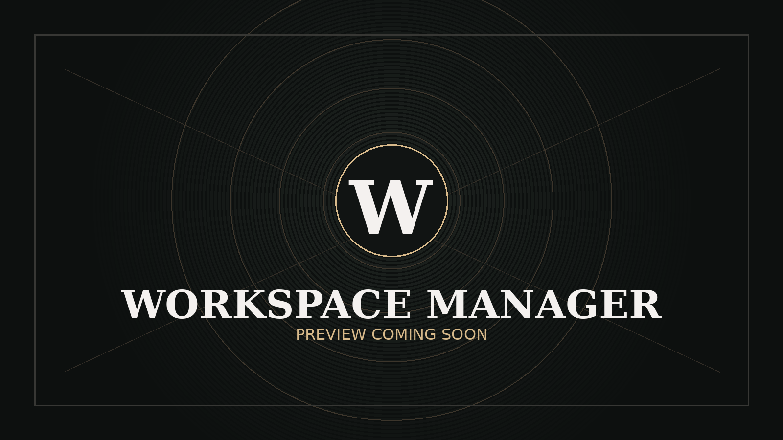 Workspace Manager preview
